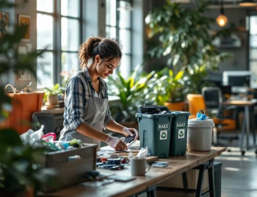 Acciones prácticas para reducir residuos RAEE en casa y empresa