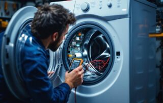 Errores en módulos de lavadora: revisa relés y triacs