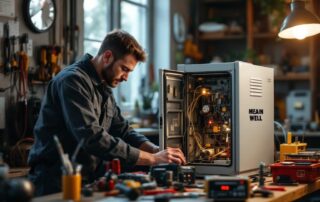Reparación de Fuentes Mean Well y Componentes Clave